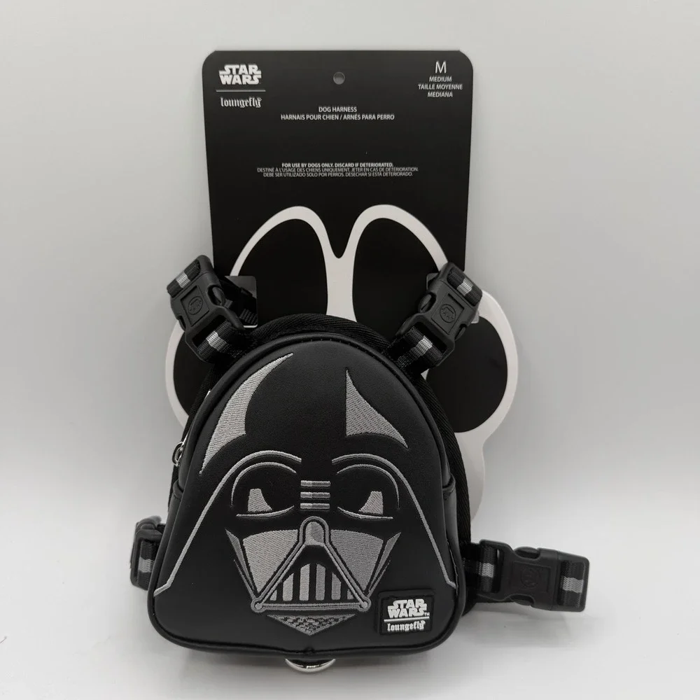 Loungefly Star Wars Darth Vader Mini Backpack Cosplay Dog Harness - M Medium